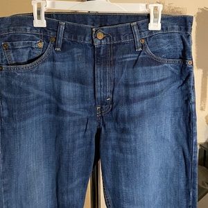 Levi's 513 Slim Blue Jeans Men's 36 X 32